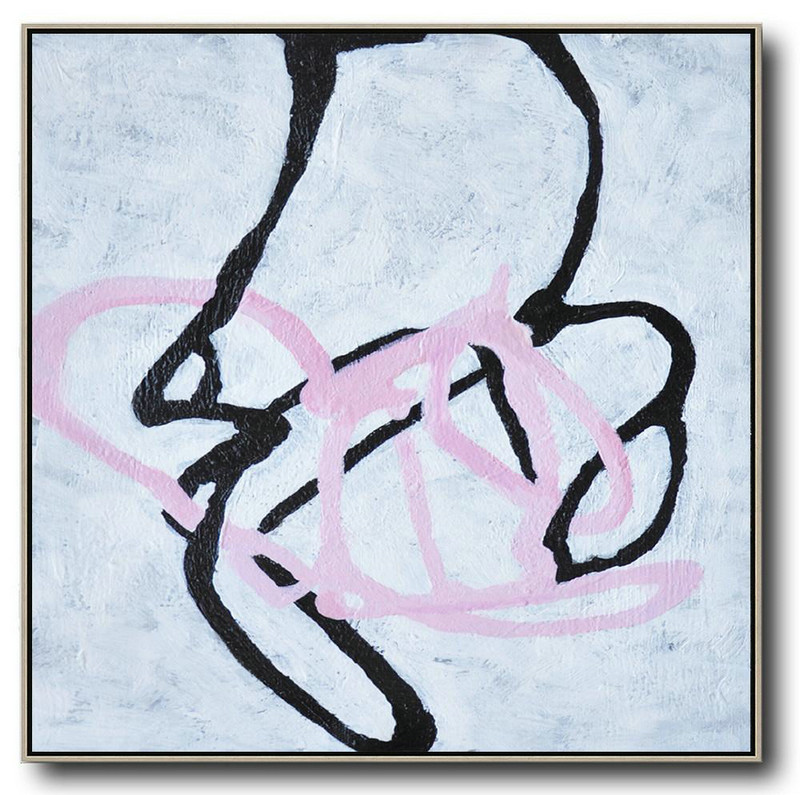 Original Painting Hand Made Large Abstract Art,Hand-Painted Oversized Minimal Painting On Canvas,Hand Painted Original Art
